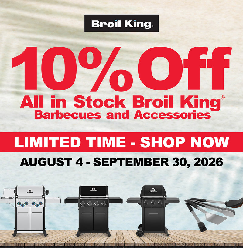 10% Off All in Stock Broil King BBQs and Accessories*