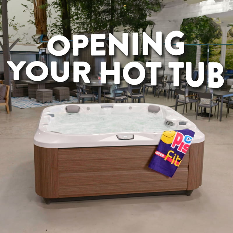 Hot tub opening