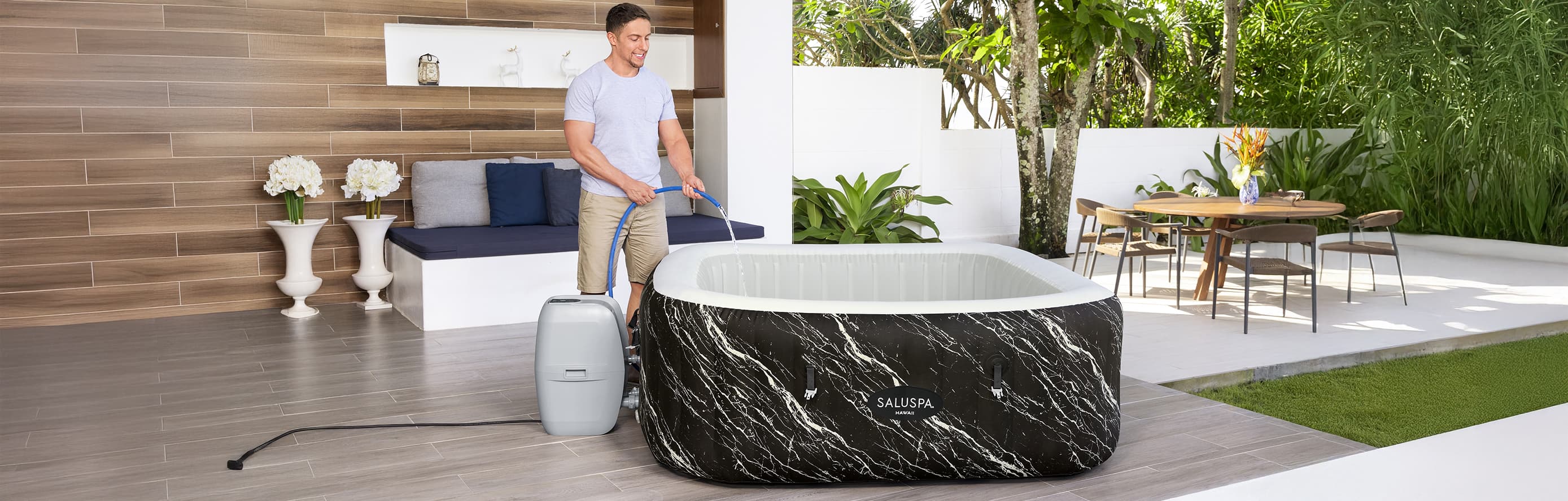 Nettoyer votre spa gonflable : produits et techniques efficaces