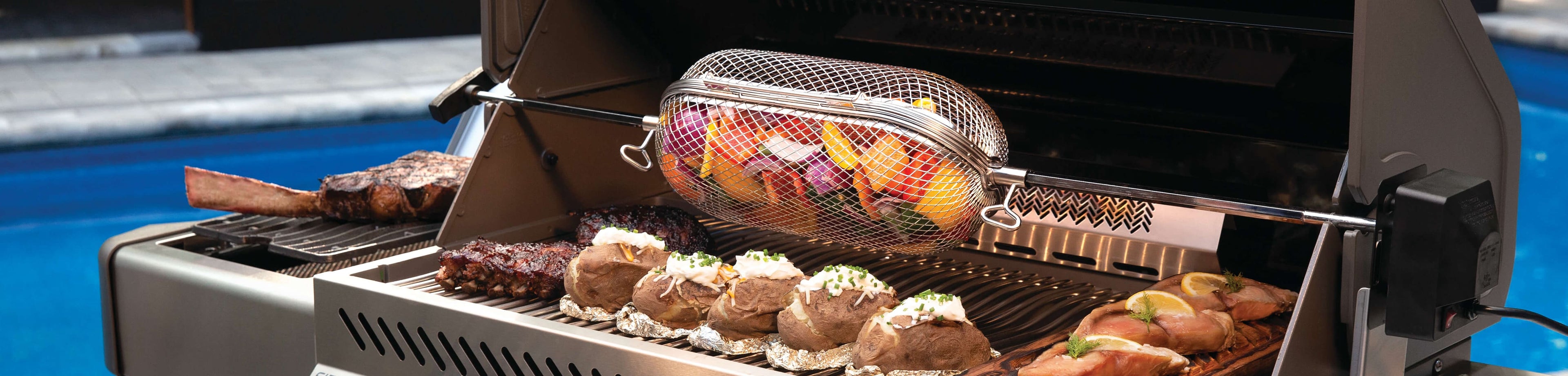 Accessoires pour rôtisserie