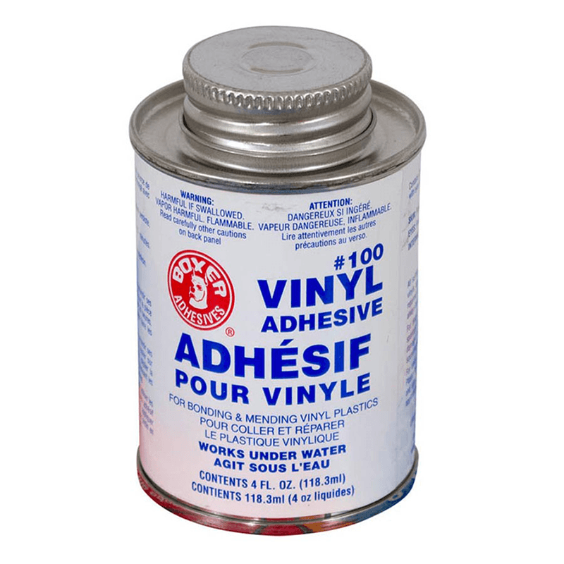 Adhésif pour vinyle avec bouchon applicateur