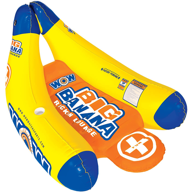 Matelas gonflable en forme de banane