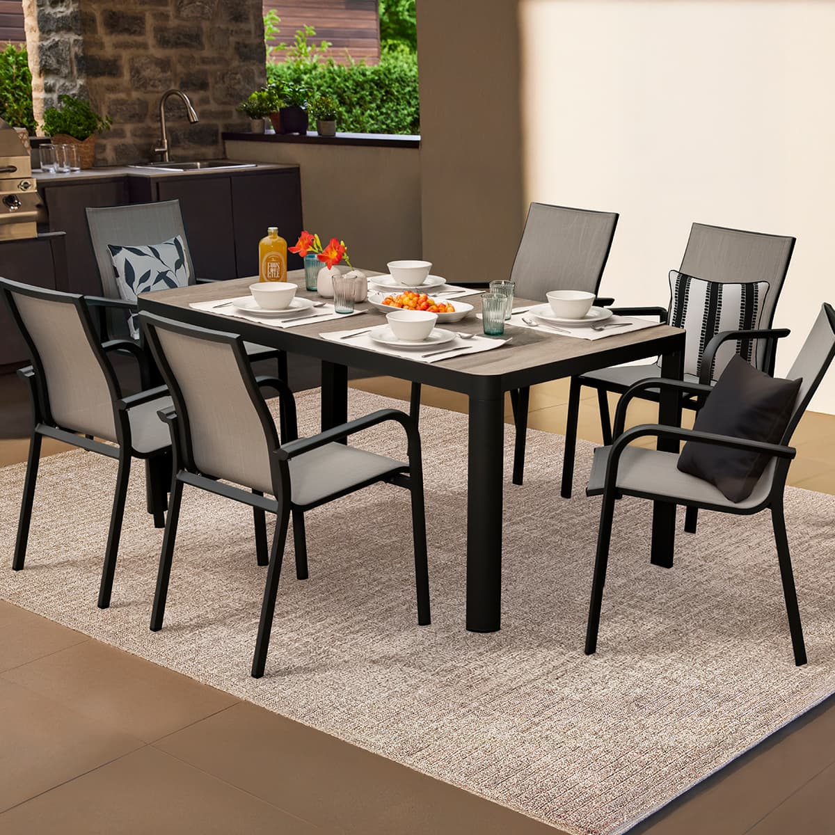 Ensemble à dîner extérieur Atlantis