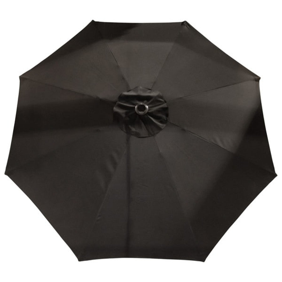 Deluxe Market Umbrella with Black Pole - 9 ft. (2.7 m)