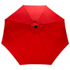 Deluxe Market Umbrella with Black Pole - 9 ft. (2.7 m)