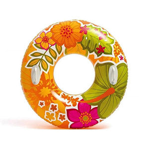 Tube de nage transparents motifs fleuris