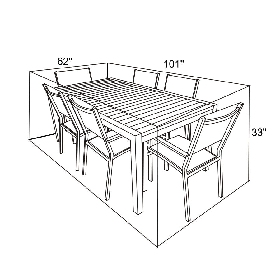 Summer Protective Cover for Dining Set