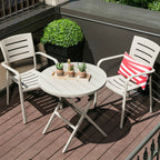 Azure Folding Outdoor Bistro Table