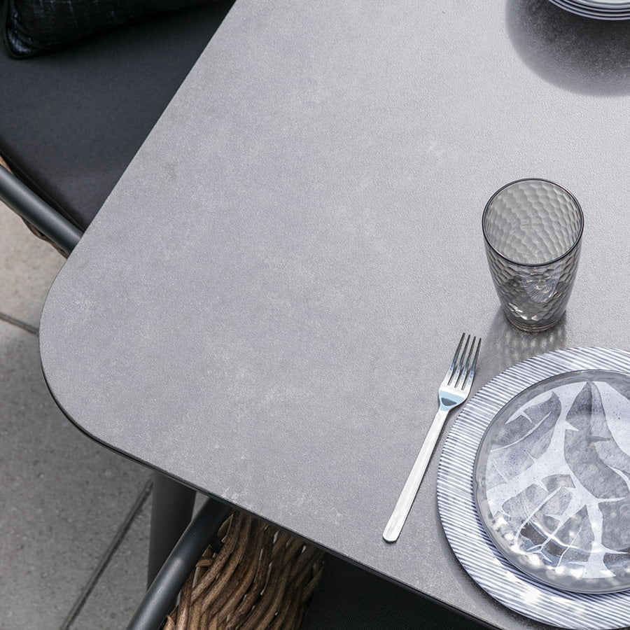 Table à manger extérieure Mélia
