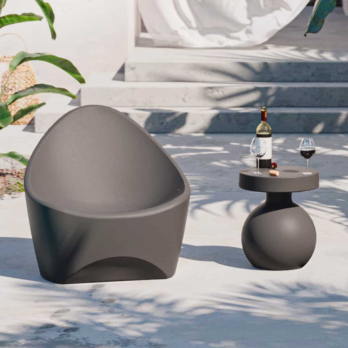 Begonia Outdoor Side Table