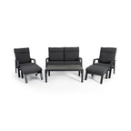 Ensemble de conversation extérieur Imperial - Noir
