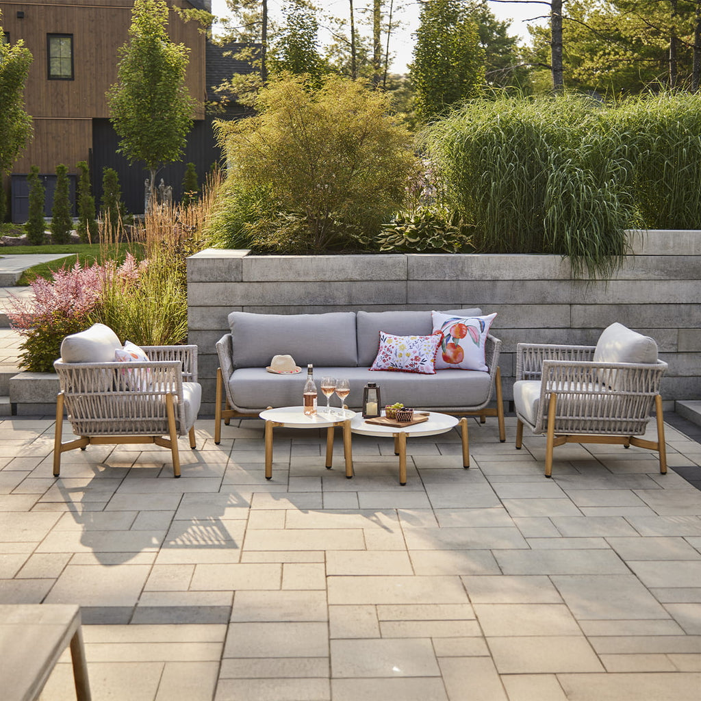 Innes Outdoor Conversation Set - Grey