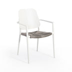 Maldives Outdoor Dining Set - 4 seats (White)