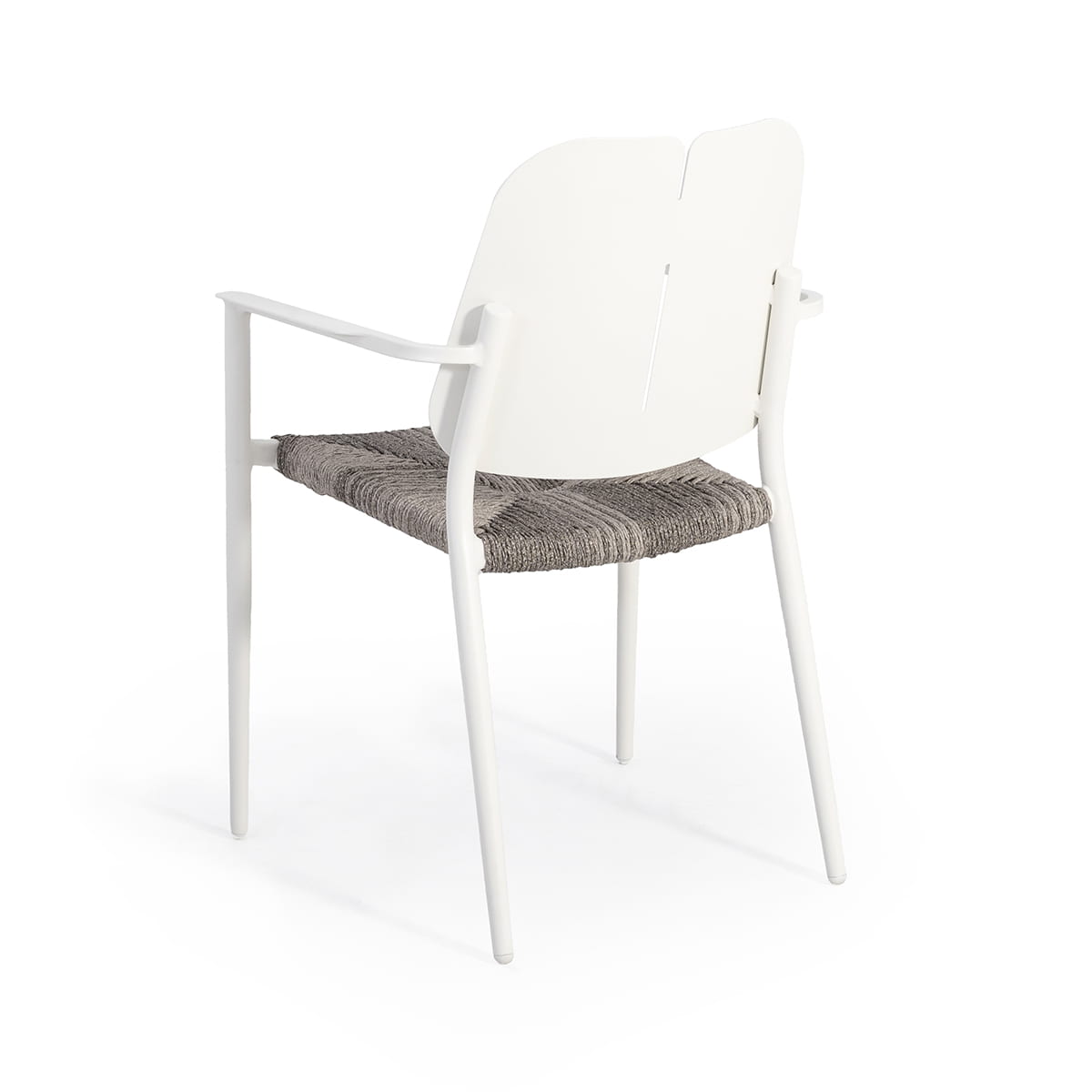 Ensemble à dîner extérieur Maldives - 4 places (Blanc)