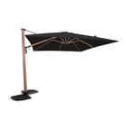 Deluxe Hanging Umbrella with Wood Finish - 10 ft. (3 m)
