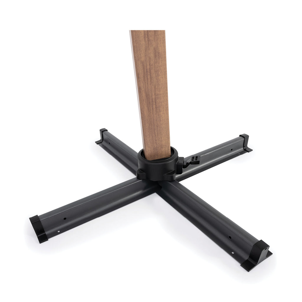 Deluxe Hanging Umbrella with Wood Finish - 10 ft. (3 m)