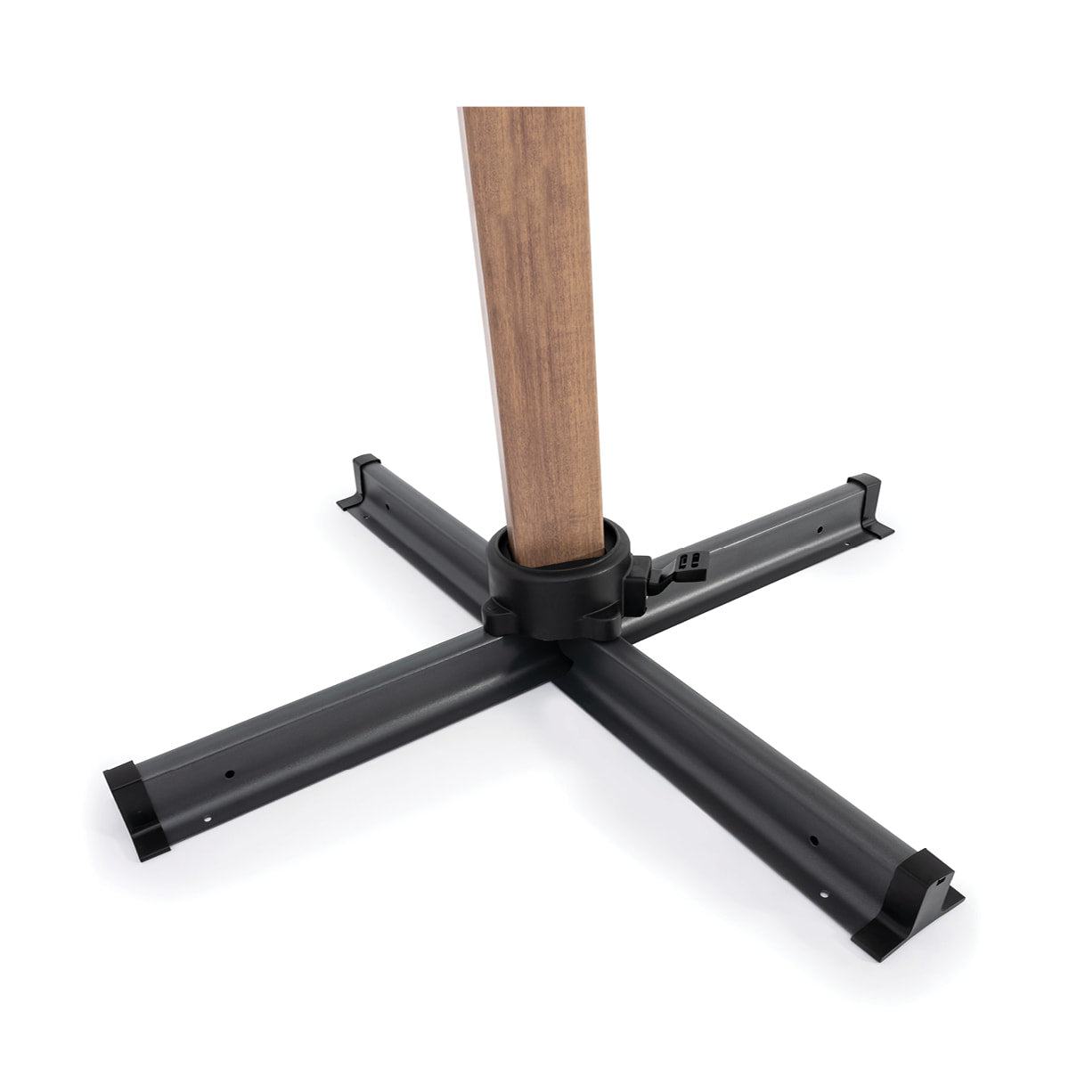 Deluxe Hanging Umbrella with Wood Finish - 10 ft. (3 m)
