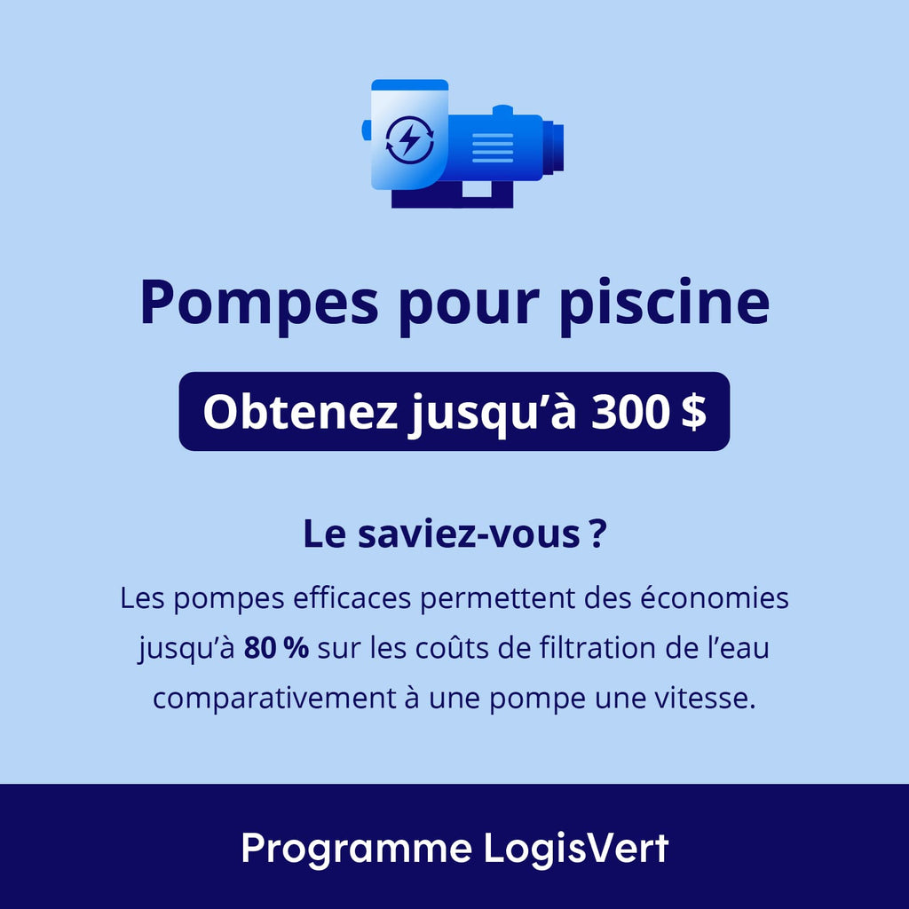 Pompe VSP à double tension pour piscine creusée