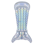 Iridescent Glimmer Mermaid Tail Inflatable Pool Mattress