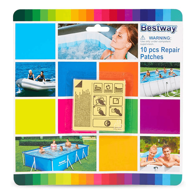 Kit de réparation pour piscine à parois souples