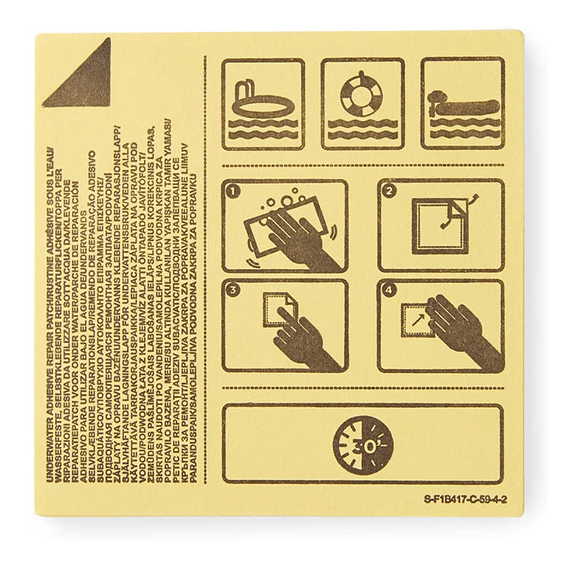Kit de réparation pour piscine à parois souples