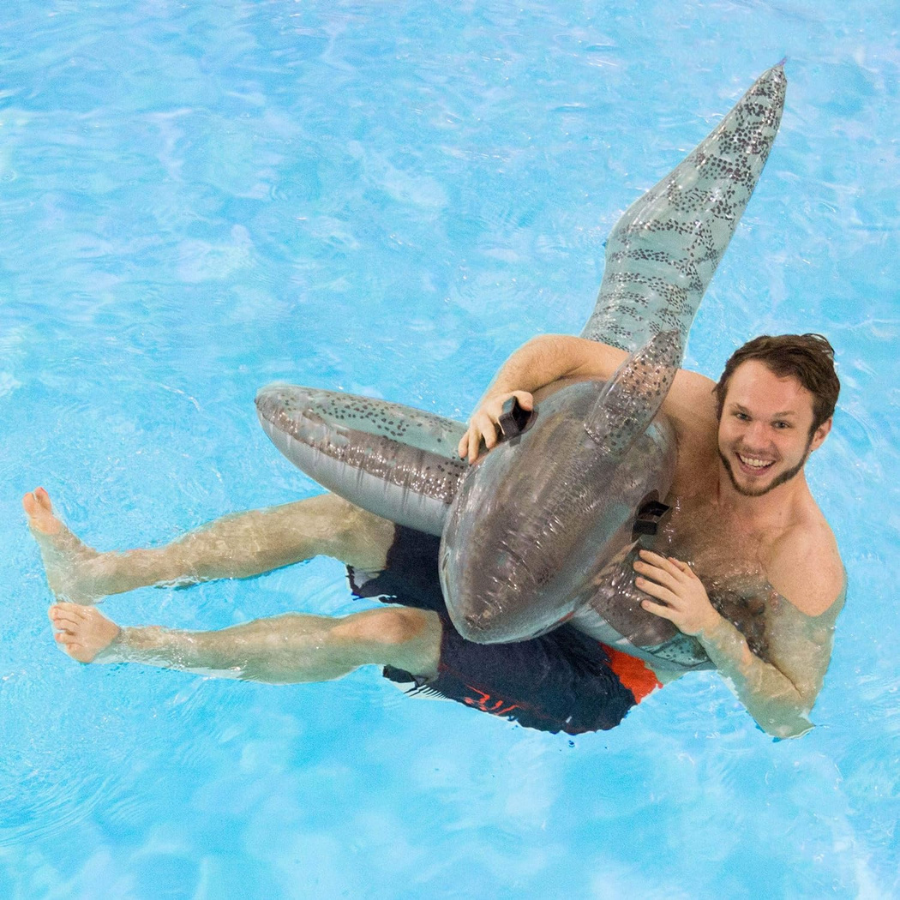 Shark Inflatable Ride-On