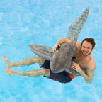 Shark Inflatable Ride-On