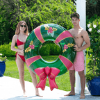 Christmas Wreath Inflatable Pool Ring