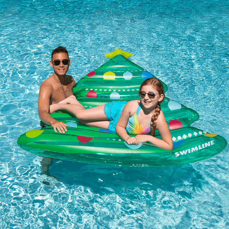 Christmas Tree Inflatable Pool Mattress