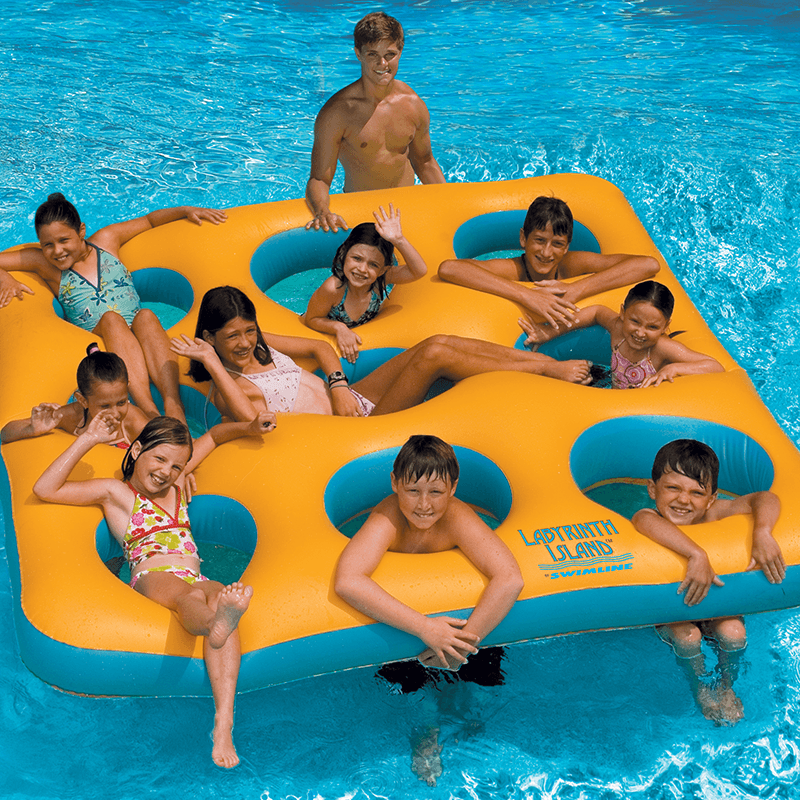 Labyrinth Island Giant Inflatable Pool Mattress