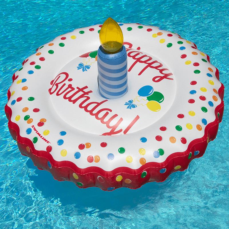 Light Up Birthday Cake Pool Float