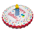 Gonflable gâteau de fête lumineux
