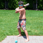Inflatable Baseball and Bat Toy Set