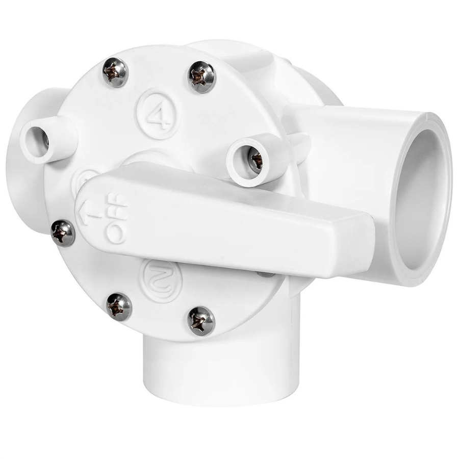 ●3-DEEP 3-Way Valve SLIP x SLIP x SLIP - 1.5 in. | Splash Pool Appliance