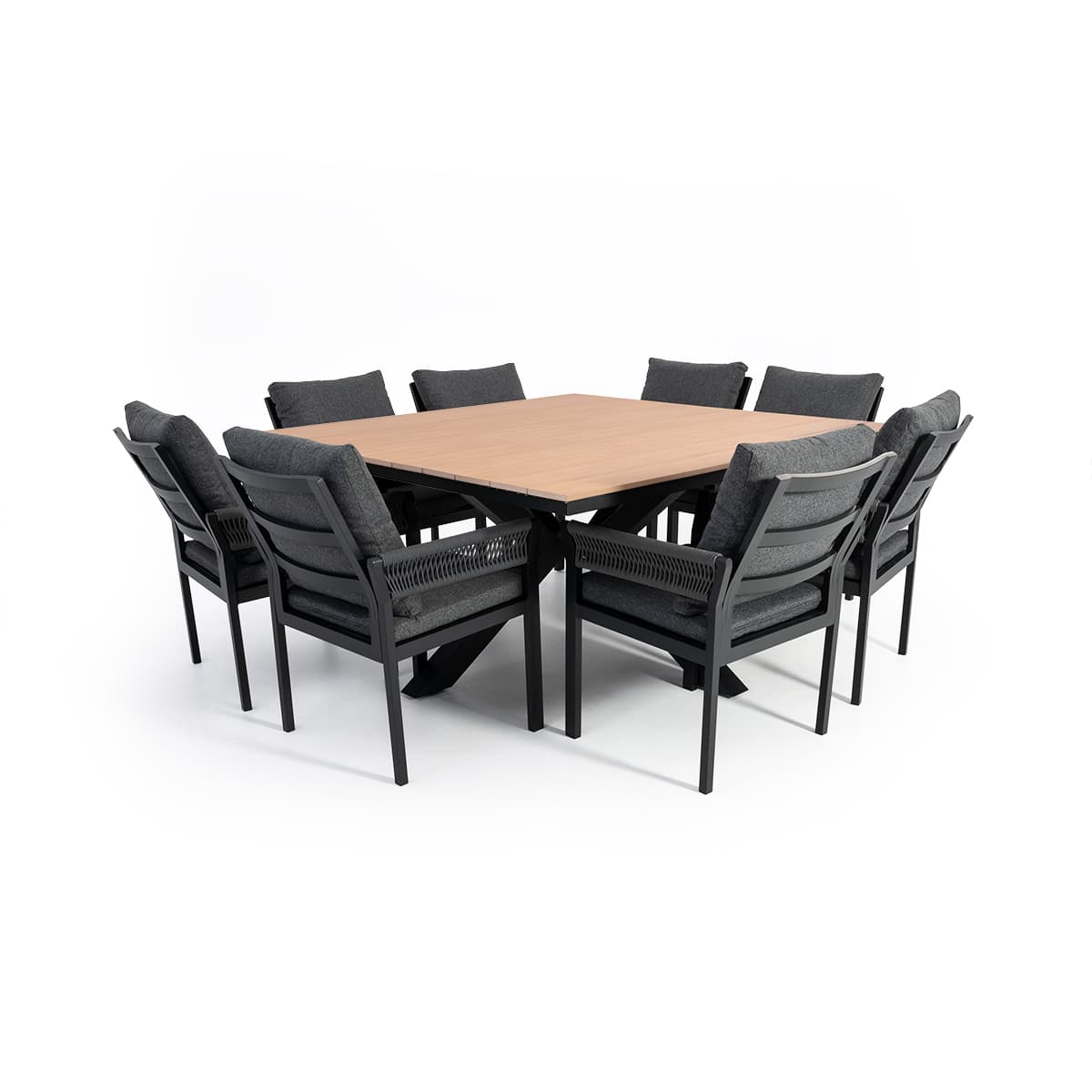 Ensemble à dîner extérieur Azalea - 8 places