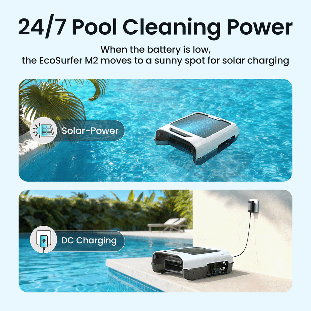EcoSurfer M2 Solar-Powered Surface Robotic Cleaner