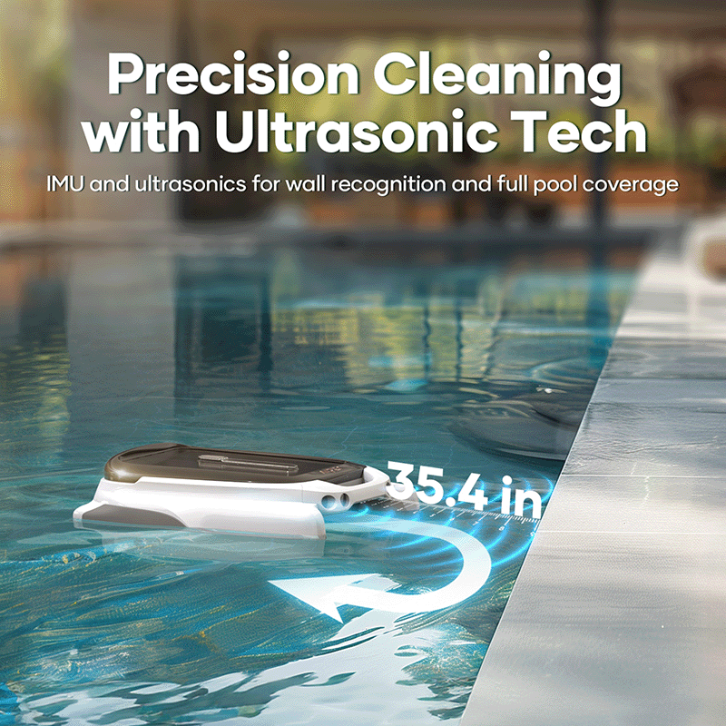 Aiper Surfer M1 Solar Powered Robotic Pool Surface Skimmer