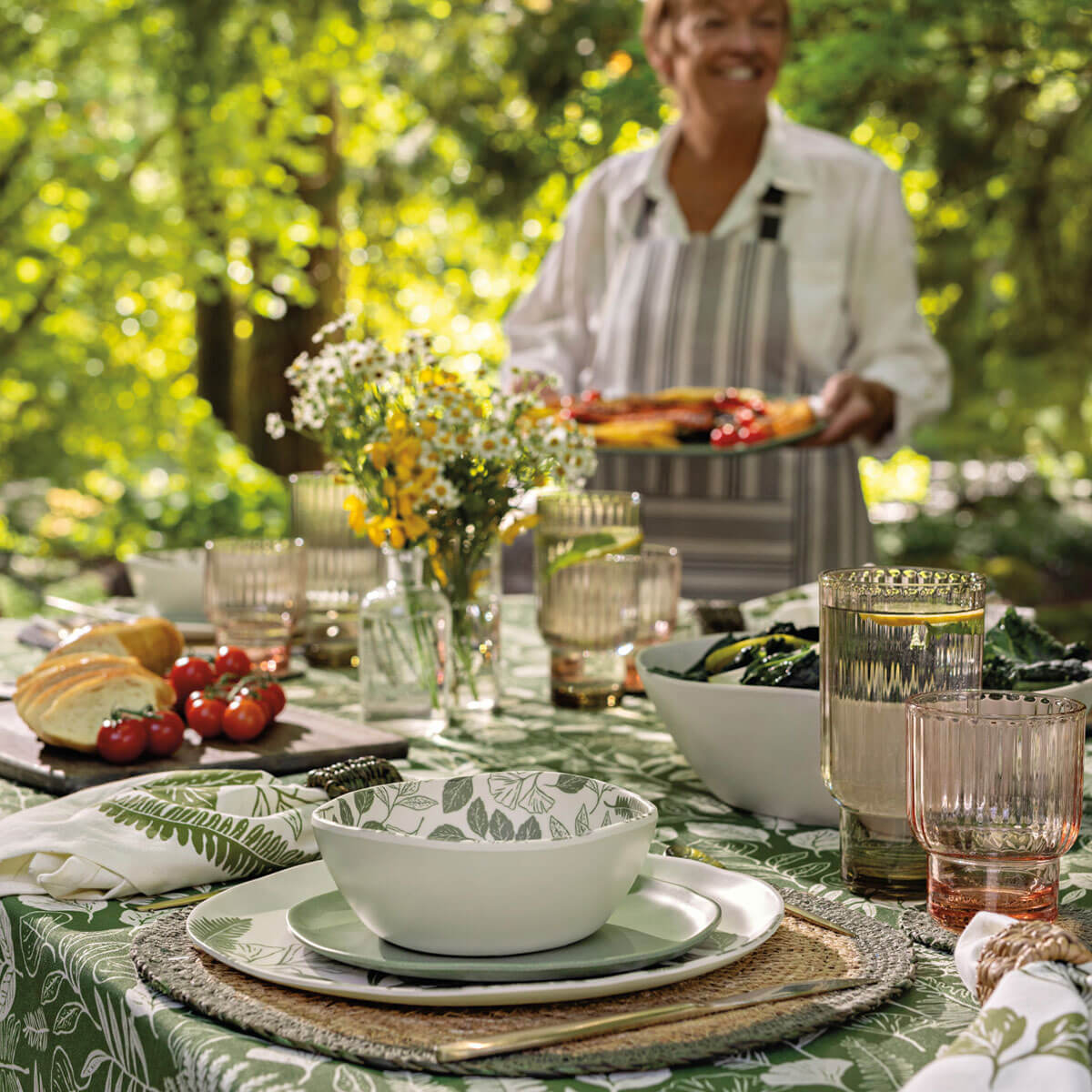 Fresco Moss Dinner Plate