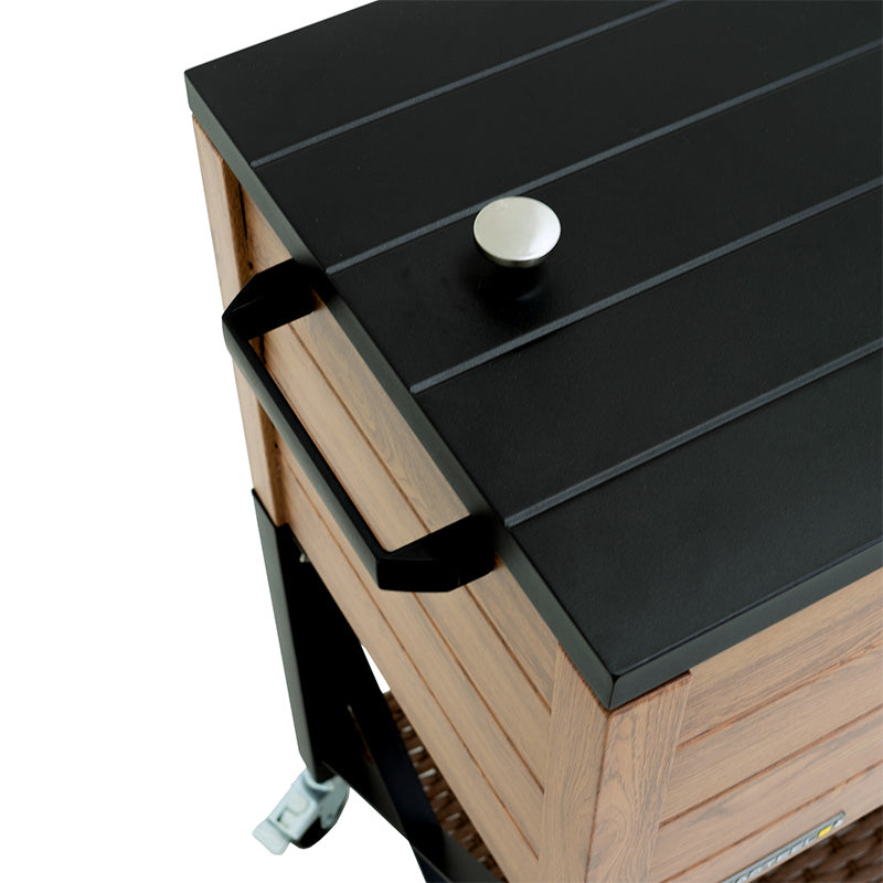 Patio Cooler Rustic Wood Style