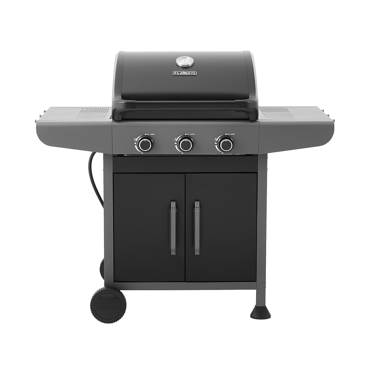 BBQ au gaz Flameo à 3 brûleurs - 30 000 BTU