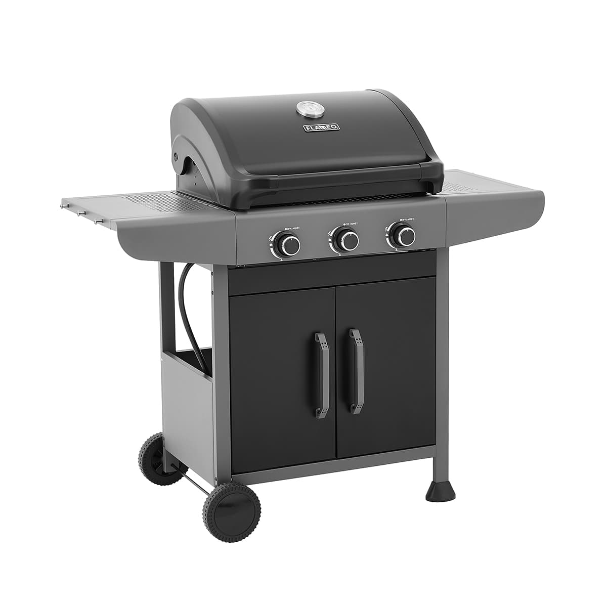 BBQ au gaz Flameo à 3 brûleurs - 30 000 BTU