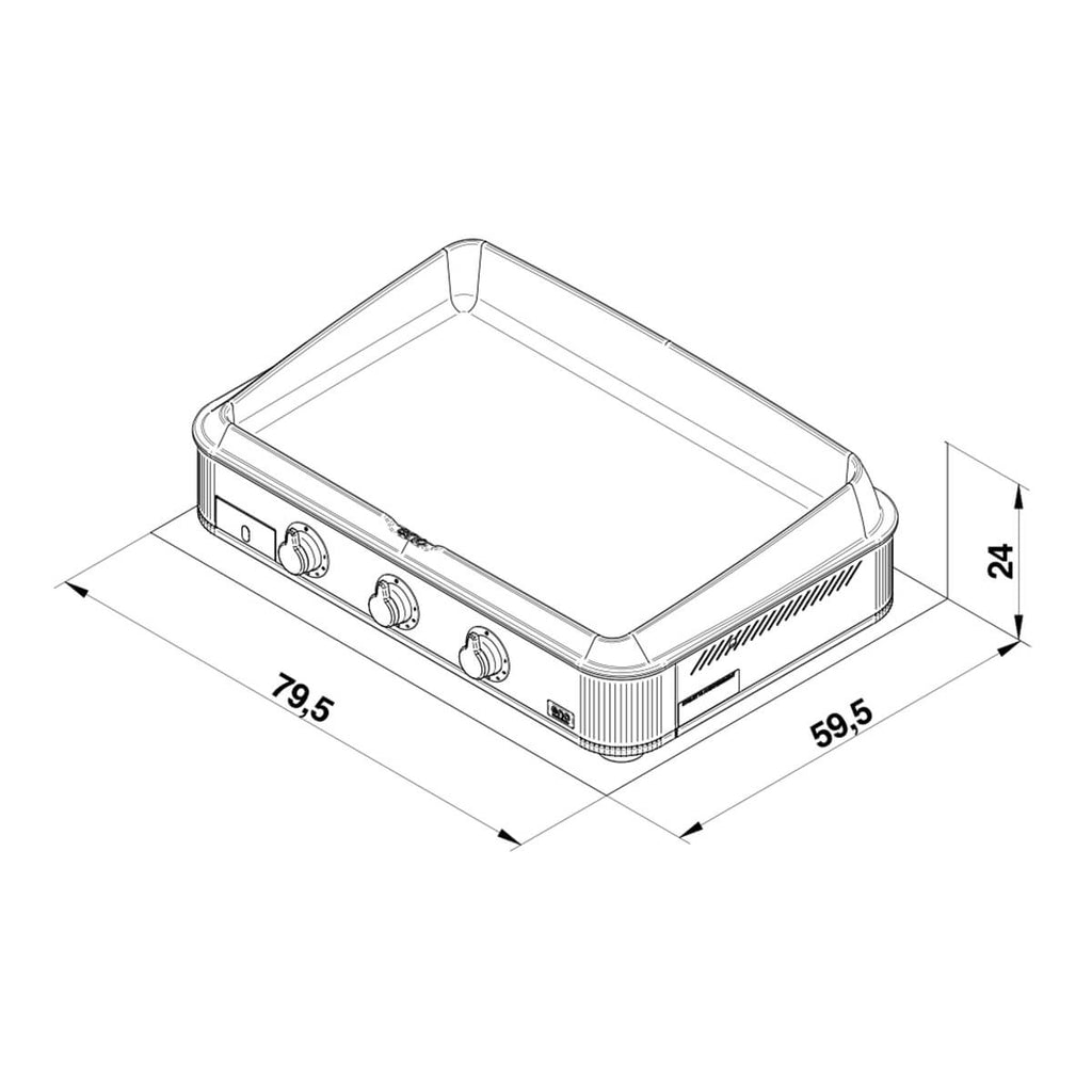 Enosign 80 Gas Plancha