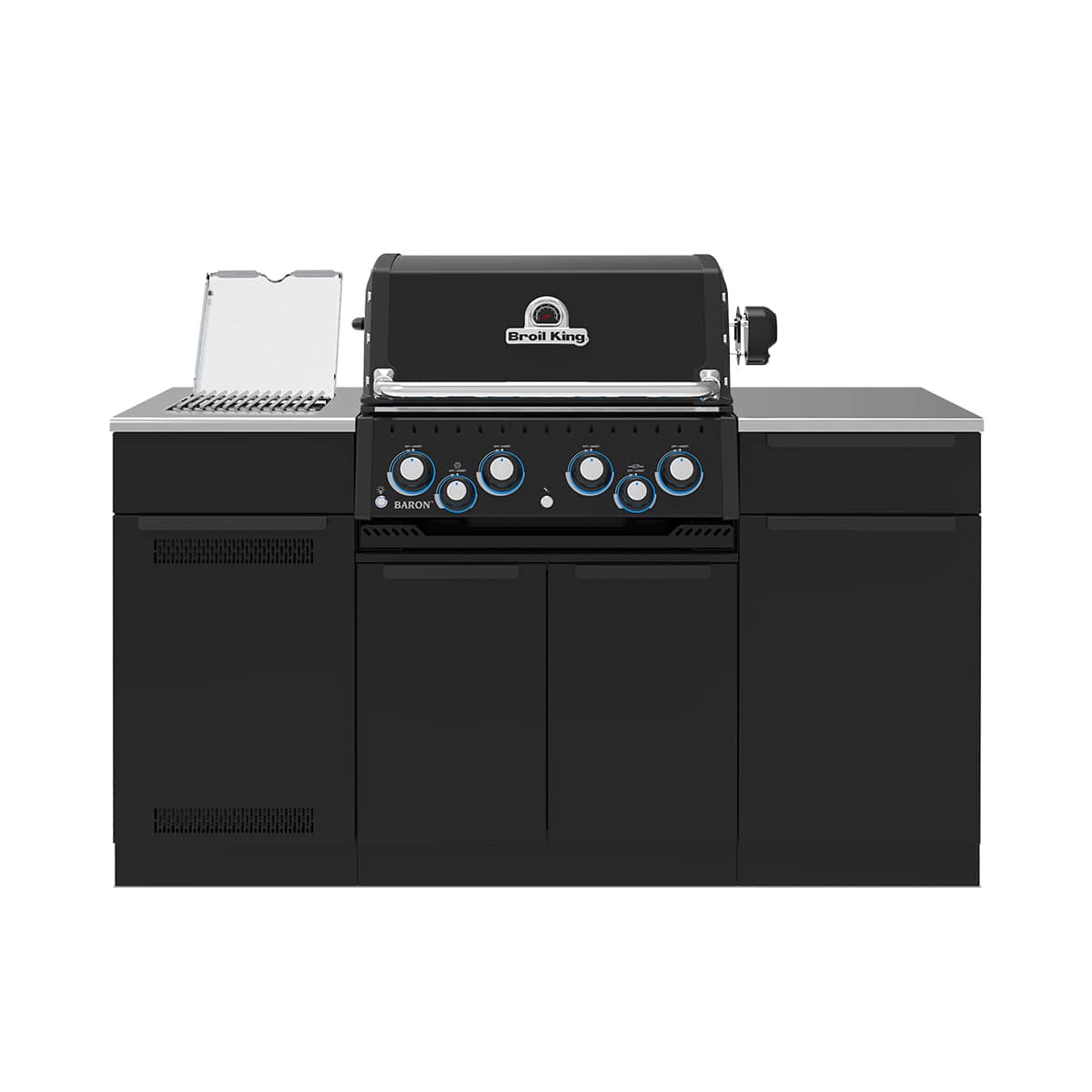 BBQ Broil King au gaz Baron 490i avec îlot