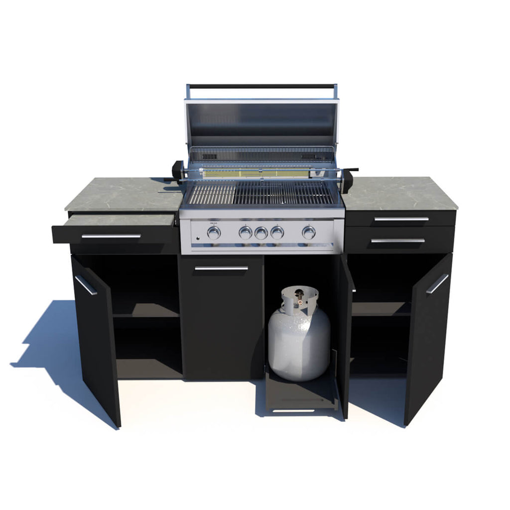 Deluxe Grill Outdoor Kitchen