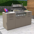 Deluxe Grill Outdoor Kitchen