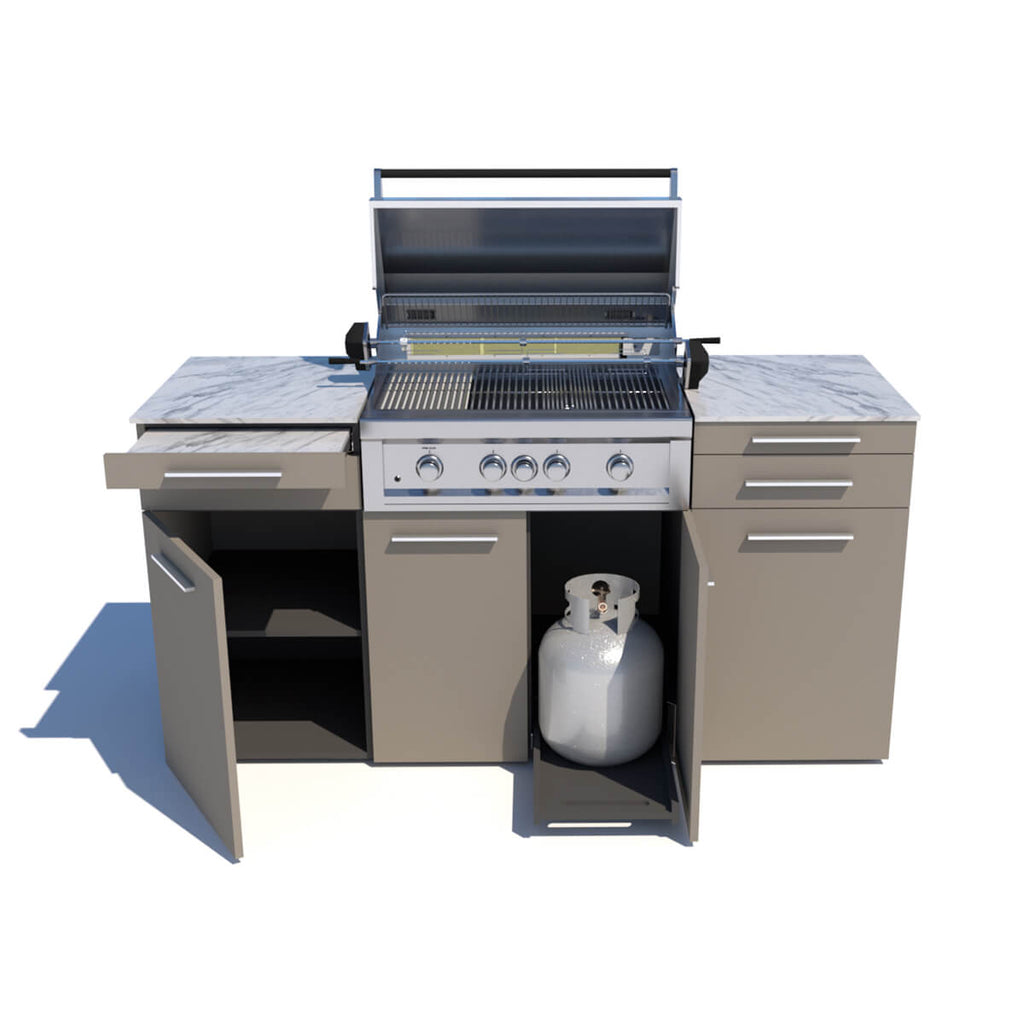 Deluxe Grill Outdoor Kitchen