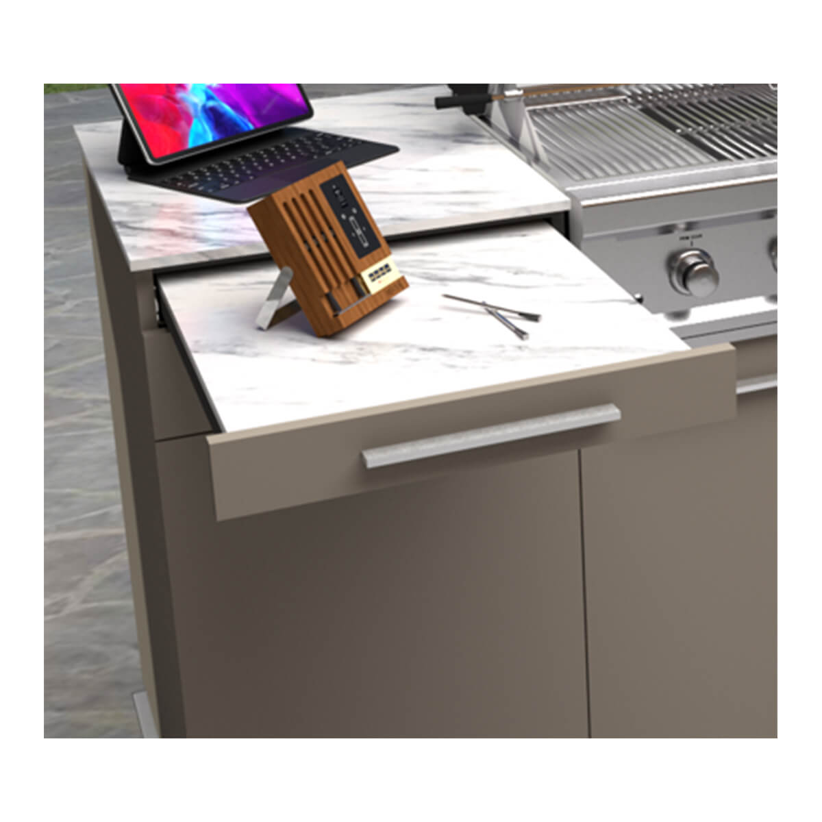 Deluxe Grill Outdoor Kitchen