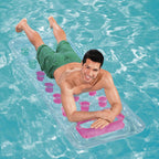 Matelas gonflable fenêtre transparente (3 couleurs disponibles)