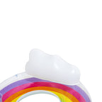 Tube de nage double arc-en-ciel