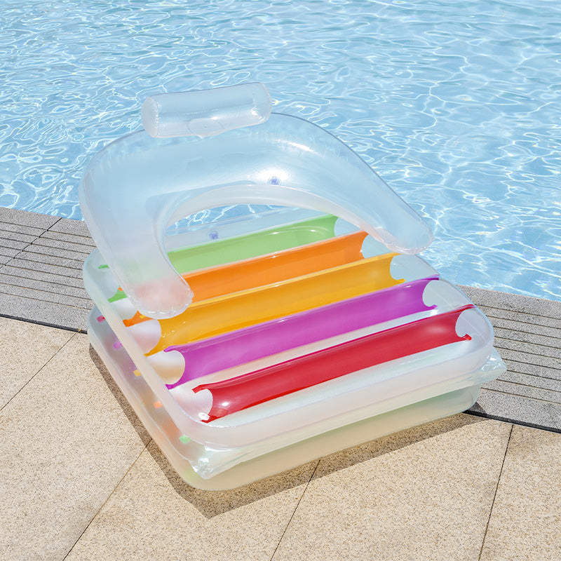 Chaise gonflable pliable